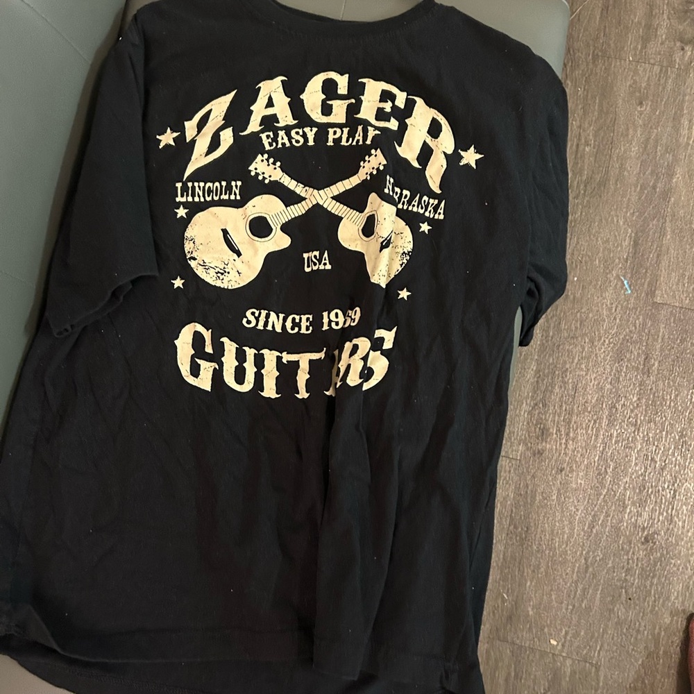 Kids Black Graphic T-Shirt
